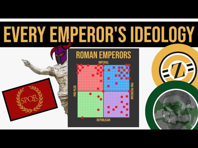 Every Roman Emperor On The Political Compass | Dovahhatty and Updating on Rome