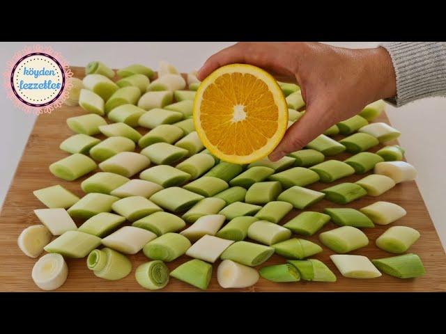 Why didn't I know this method before? Leek is very easy and delicious this way.