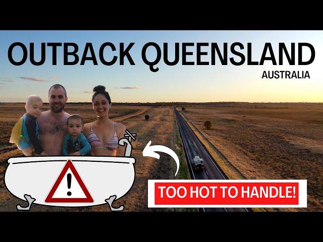 OUTBACK QLD AUSTRALIA, FREE CAMPING- Artesian bore baths, tourist hotspots & CAMP OVEN SCONES! EP.23