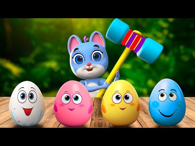 Surprise Eggs  | Learn Colors  - Kids Songs & Nursery Rhymes by Twiddlie