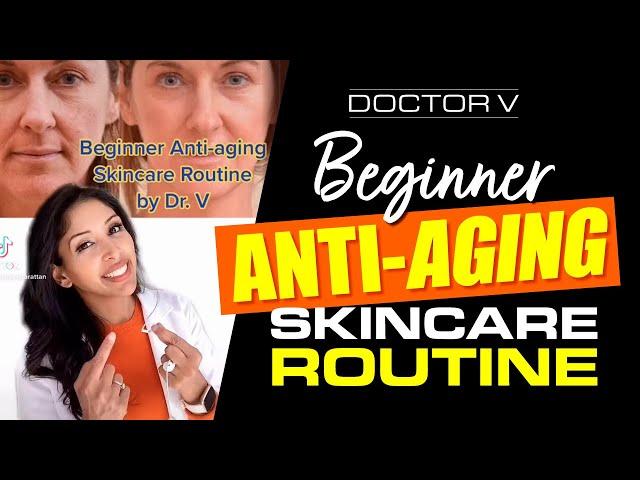 Doctor V - Beginner Anti-Aging Skincare Routine | Skin Of Colour | Brown Or Black Skin | #SHORTS