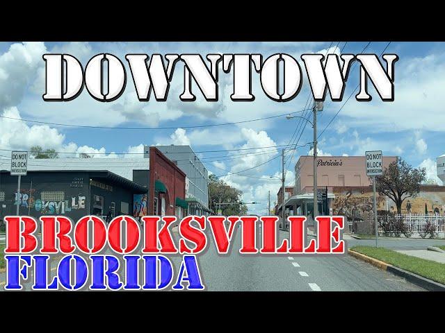 Brooksville - Florida - 4K Downtown Drive