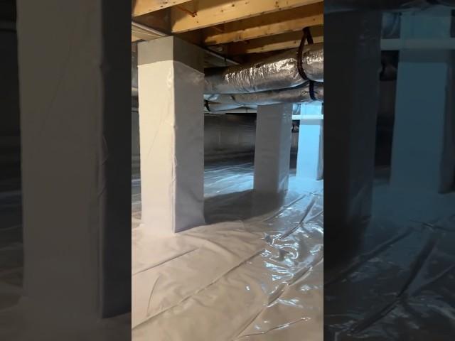 Crawl Space Encapsulation Done Right!! (Radon Mitigation)