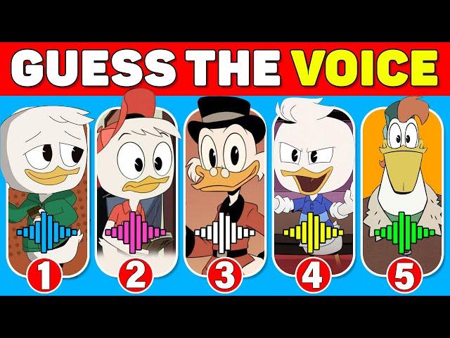 Guess the DUCK TALES Characters by Their Voice - Quiz for Fans!