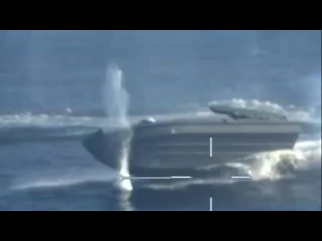 Russian boats battle Ukrainian sea drones