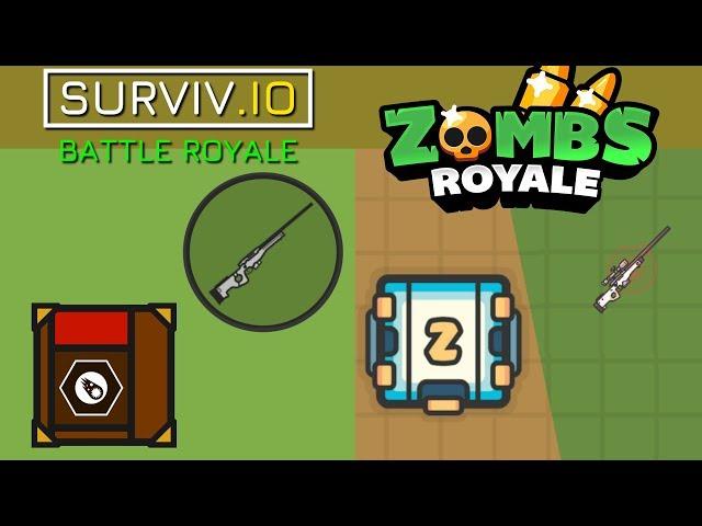 How ZombsRoyale.io Copies Surviv.io And Other Games...