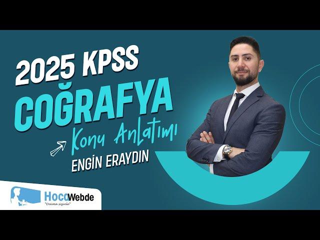 61) KPSS 2025 COĞRAFYA ENGİN ERAYDIN TÜRKİYE'DE BÖLGE KAVRAMI - 1