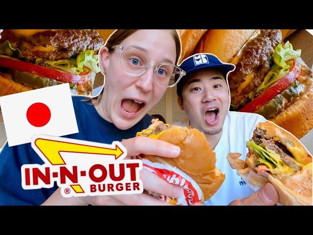 In-N-Out Burger comes to Tokyo, Japan // 4 HOUR WAIT  // Food Vlog