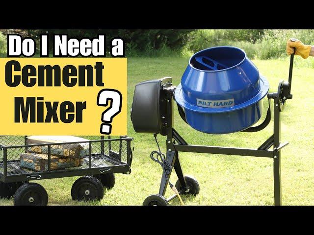 Bilt Hard Electric Cement Mixer Test & Review - Best for Homeowner and Contractor?