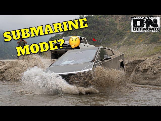 Can Tesla Cybertrucks Handle Water Crossings!? Azusa Canyon OHV 6/2/2024