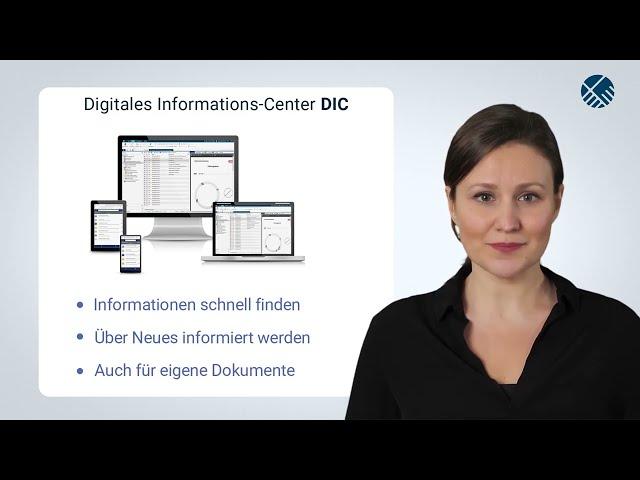Testen Sie die zentrale Plattform für Produktdokumente DIC