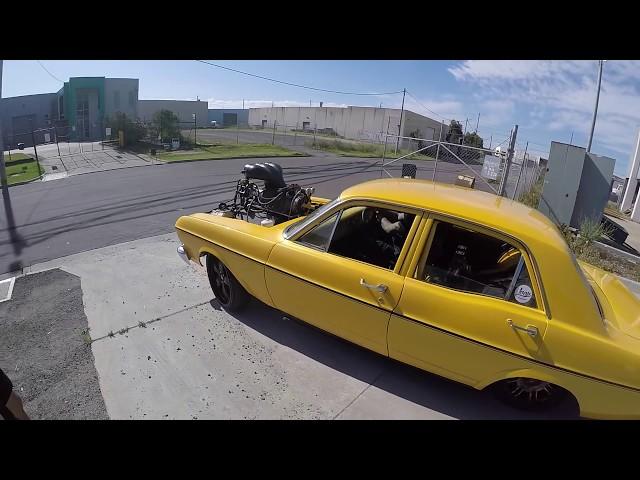 2000HP Falcon "ATRISK" destroys tyres ***700Ci V8***