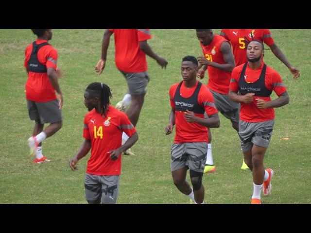 BLACK STARS FINAL TRAINING SESSION AHEAD OF CENTRAL AFRICAN REPUBLIC CLASH