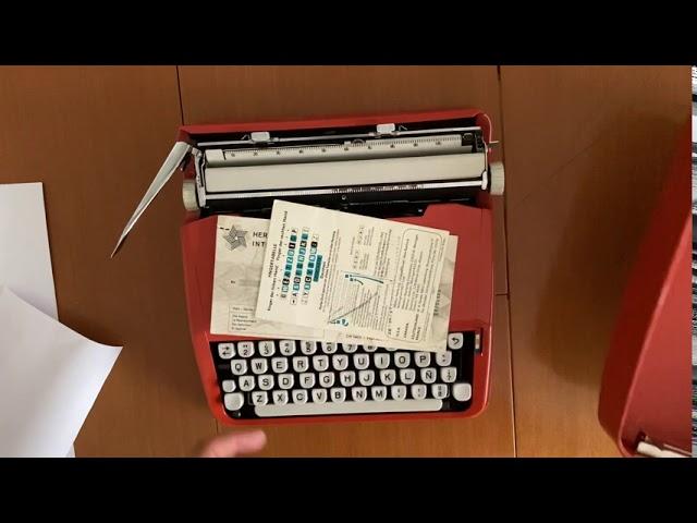 Hermes Baby - Portable Typewriter - Vidalandyou