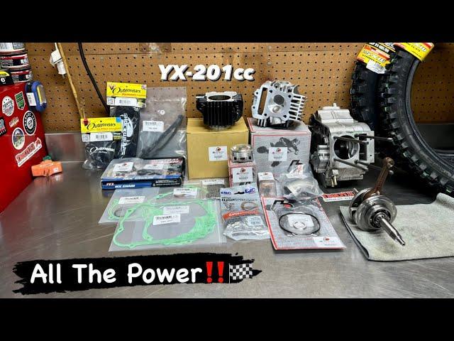 Pit bike Engine Upgrades | More Power! 160cc to 201cc Big Bore Rippa