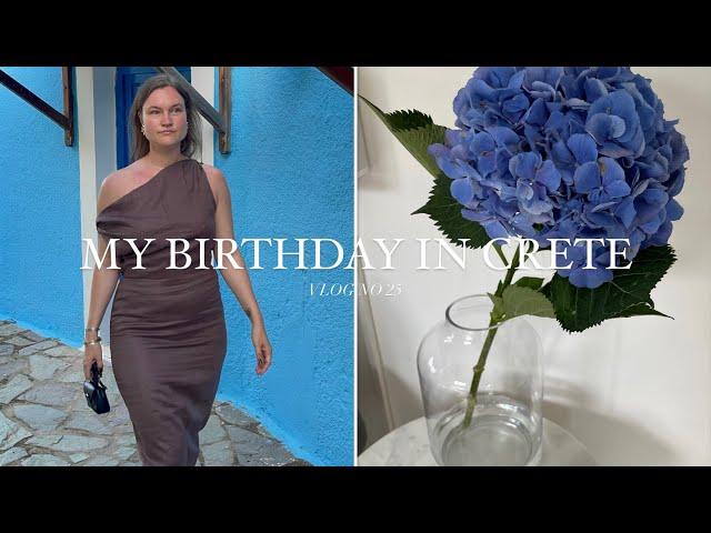 MY 36. BIRTHDAY IN CRETE, ENGAGEMENT VIBES, POLÈNE UNBOXING & SELLING DESIGNER PIECES | VLOG NO 25