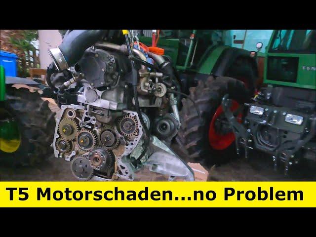 VW T5 Generatorwelle reparieren | Ersatzteil und Werkzeug anfertigen | Motor raus | Getriebe raus