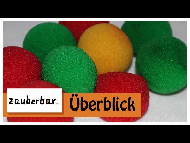 Überblick - Schwammbälle/ Spongeballs | Zauberbox TV