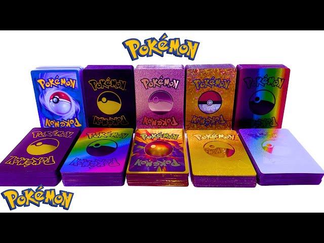 COLLECTION OF WEIRD VARIETIES POKEMON CARDS | Super Cool Multi Colour Pokemon Card #pokemon #pokémon