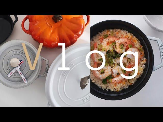 Vlog | STAUB! My kitchen Companion Everyday  | Ultimate  Pot Rice | Realistic home meals