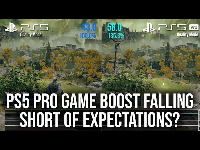 PS5 Pro Game Boost Isn't 45% Faster Than PS5... Why?