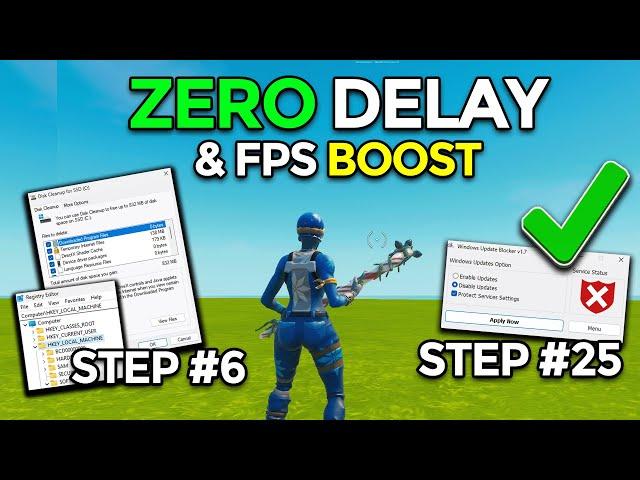 25 PC Tweaks for Better FPS & ZERO Delay 