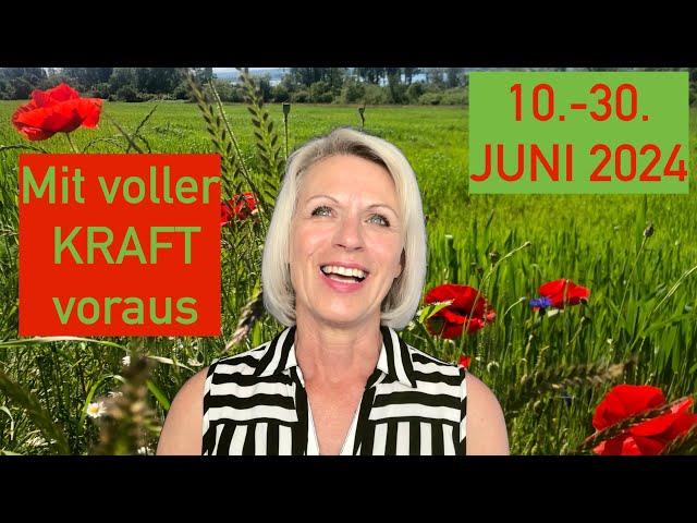 10.- 30. JUNI 2024 - Mit VOLLER KRAFT voraus - Channeling mit EE Metatron, Michael, Haniel u.M.Maria