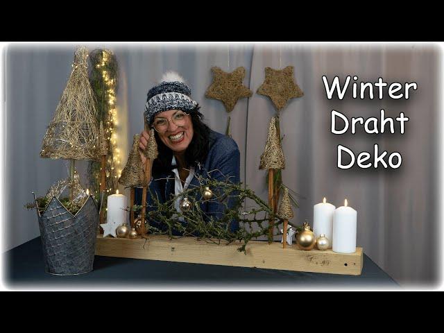 Drahtiges im Winter⭐|Blumen und Dekorationen