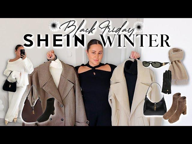 SHEIN WINTER HAUL 2024 - #1 Winter Wardrobe Basics & Work Everyday Outfit Ideas! *BLACK FRIDAY*