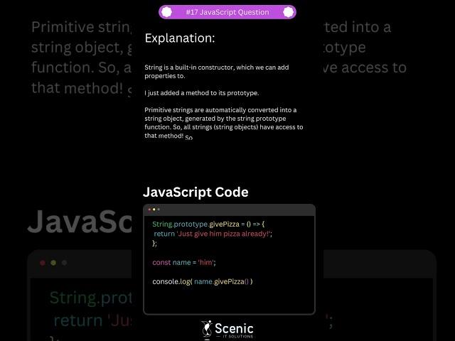 #17 JavaScript Interview Question #javascriptinterview #javascript #javascripttutorial