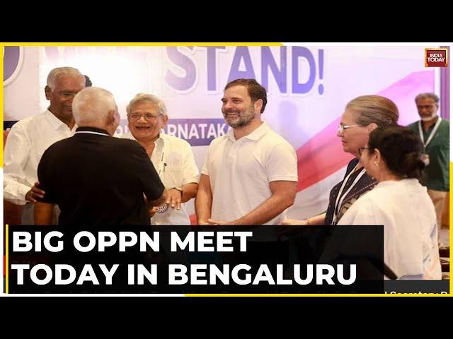 Big Opposition Meeting, Participated By 26 Parties, In Bengaluru To Begin At 11 Am, Watch The Report