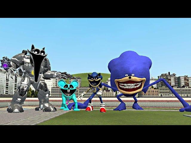 EVOLUTION OF ALL HORROR GARNOLD SPRUNKI SONIC TAPES PHASES x INNYUME SMILEYS FAMILY in Garry’s Mod?