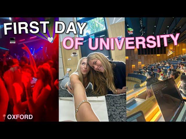 FIRST DAY OF UNIVERSITY VLOG | during freshers week!!