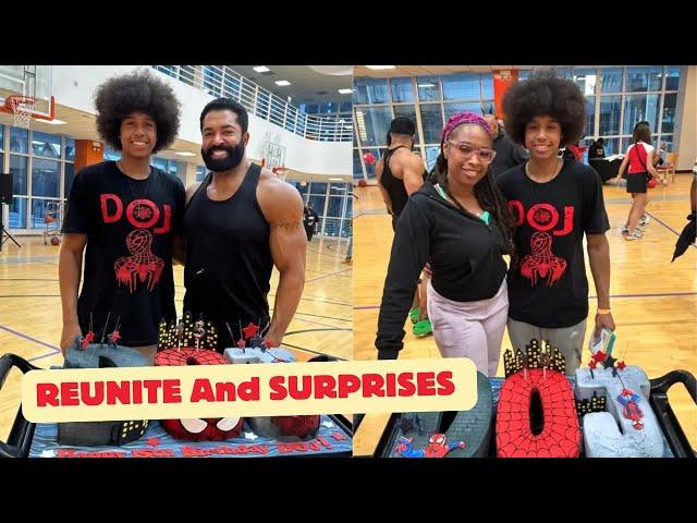 Jennifer Hudson & David Otunga REUNITE And SURPRISES their son while Celebrating his 15th Birthday