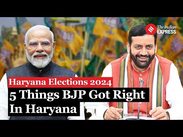 Haryana Election Results 2024: 5 Key Strategies Behind The Success of BJP