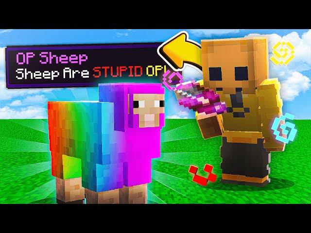 Minecraft, But Shearing Drops OP Items...