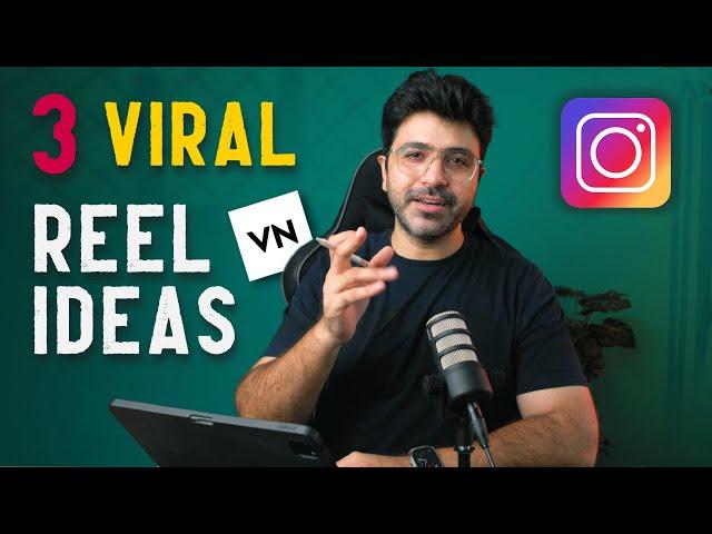 3 Viral Instagram Reel Ideas using VN Editor App | Part 2