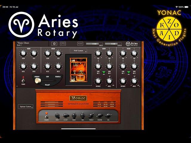 Yonac Zodiak Effects - Aries Rotary Amp & Speaker for Guitar & Keyboards - Walkthrough for the iPad