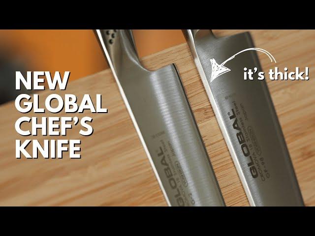 ALL NEW Global Chef's Knife: The Model X Series is THICK!