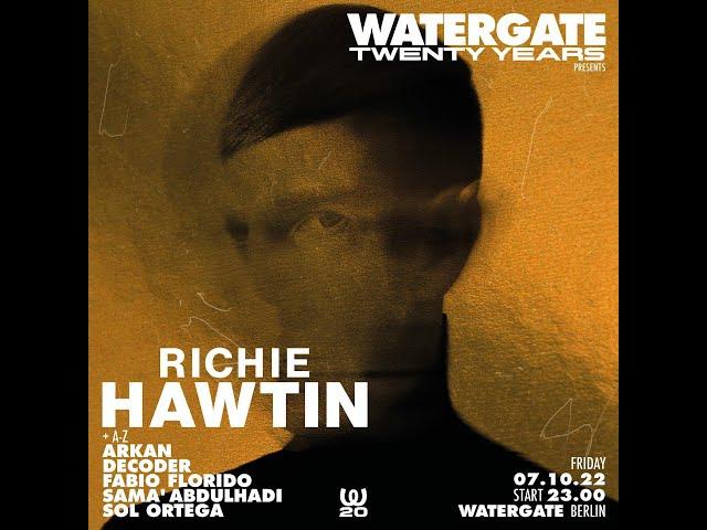 Richie Hawtin Live @ Watergate, Berlin, DE (07.10.2022)