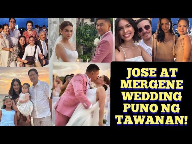 JOSE MANALO & EB BABE MERGENE WEDDING SA BORACAY! KALOKA GANAP!