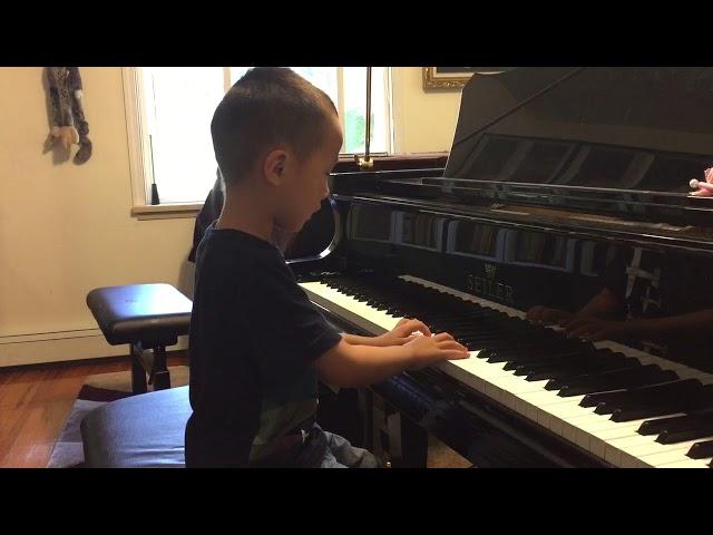 Justin Zhang(5years) plays 乌克兰民歌