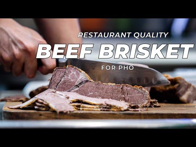 Make Restaurant Quality BEEF BRISKET for Vietnamese PHO with these 5 methods!