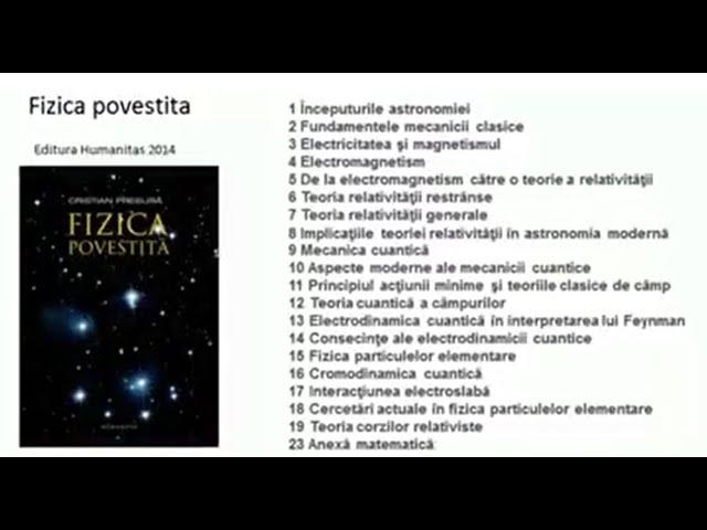 Prezentare cartea "Fizica povestita"