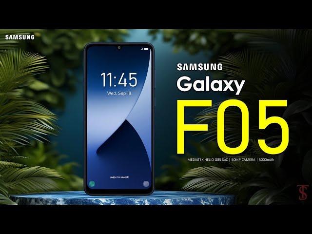 Samsung Galaxy F05 Price, Official Look, Design, Camera, Specifications, Features | #GalaxyF05