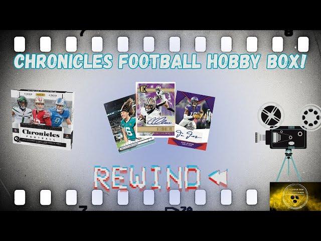  Fun Product!  2022 Chronicles Football Hobby Box! - 3 Hits!