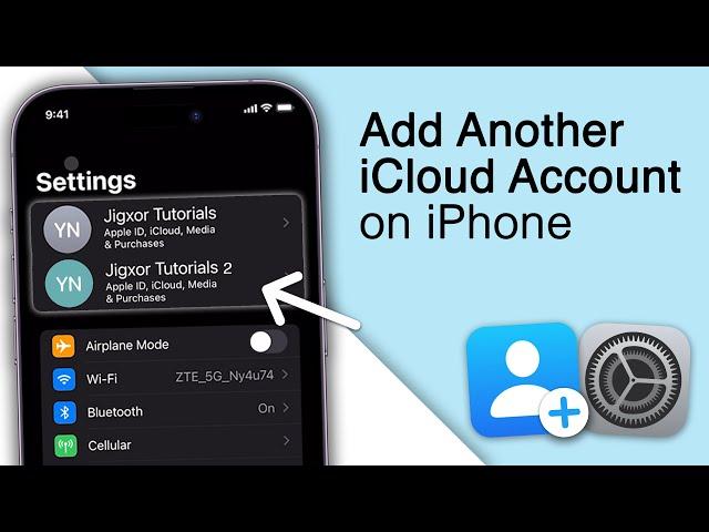 How To Add Another iCloud Account on iPhone! [2024]