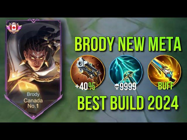 BRODY DAMAGE BUILD 2024!!BRODY BEST BUILD & EMBLEM(s33)