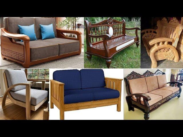 Wooden sofa set design ideas / Modern wood Sofa Ideas / Modular sofa design ideas