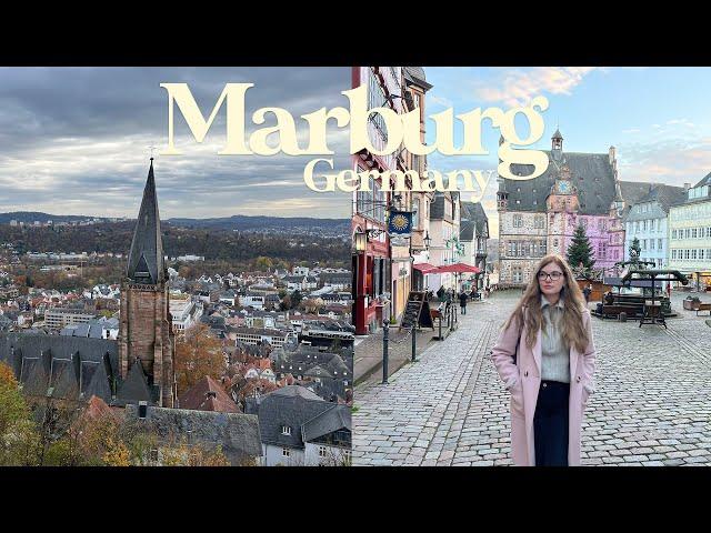 Afternoon in Marburg • Germany | visiting the beautiful Old Town, Landgrafen Palace ️November vlog